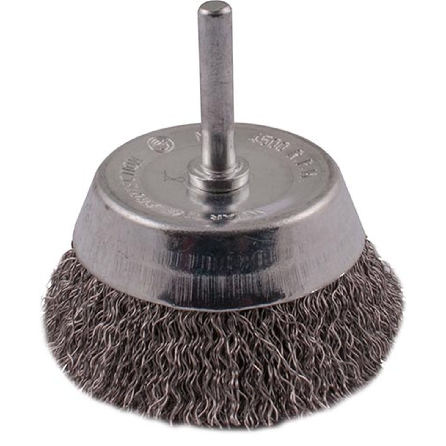 Wire Cup Brush 63mm 6mm Shaft Stainless Steel